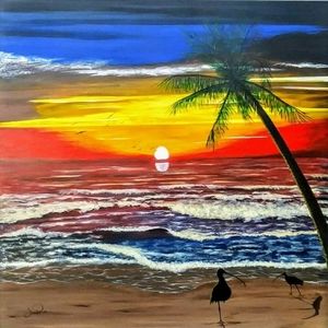 Painting 36" x 36" by Jasmine